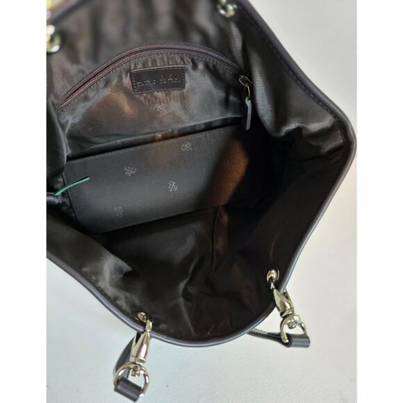 Lauren Ralph Lauren Vintage Wool Houndstooth Tote - Picture 9 of 12